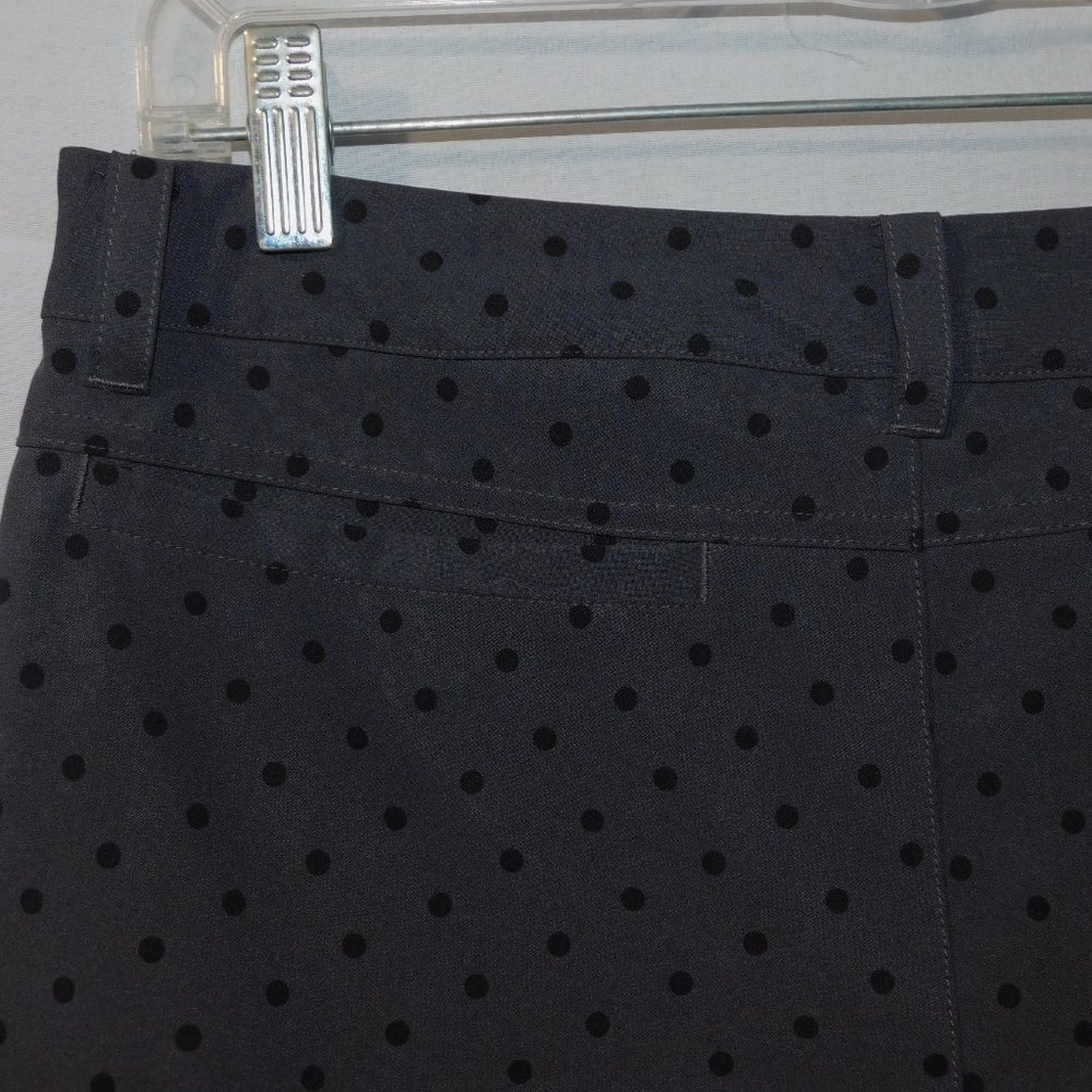 Hudson Bay Company Team Canada GOLF Shorts Gray black Polka Dot Womens 6 - Picture 9 of 9